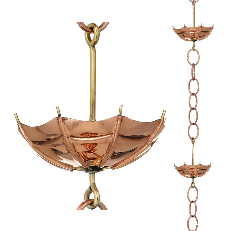 Chaîne de pluie parasol delmette