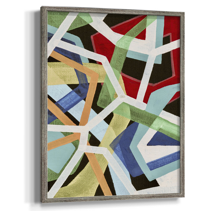 «Magnetic Color I», reproduction encadrée - bois massif, H 11 po x l 9 po