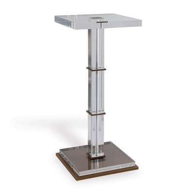 Table en laiton / cristal Blake