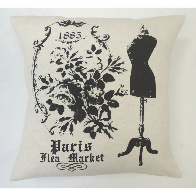 Coussin en coton Fleea
