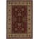 Tapis oriental rouge / ivoire Shelburne