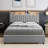 Upholstered Bed Frame With Storage Headboard And Charging Station-1564213631-1564213624