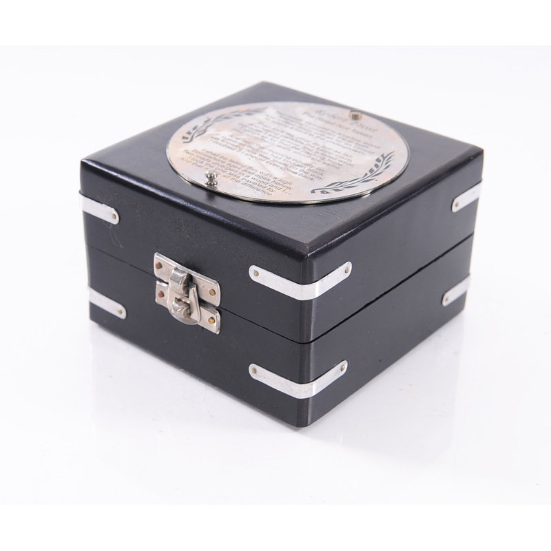 Mechanical Tabletop Clock in Black