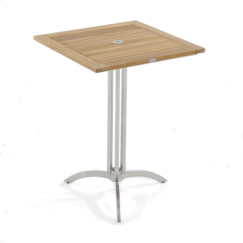 Table carrée en teck de L 30 po x l 30 po Westminter