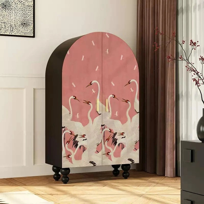 Armoire moderne à double porte minimaliste