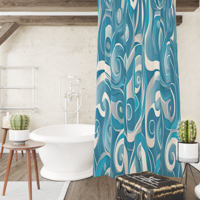 Abstract Shower Curtain