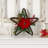 Holiday Christmas Poinsettia Star Twig Wreath