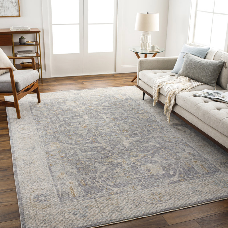 Tapis oriental en polyester tissé à la machine Conlan, Rectangle 12 pi x 15 pi