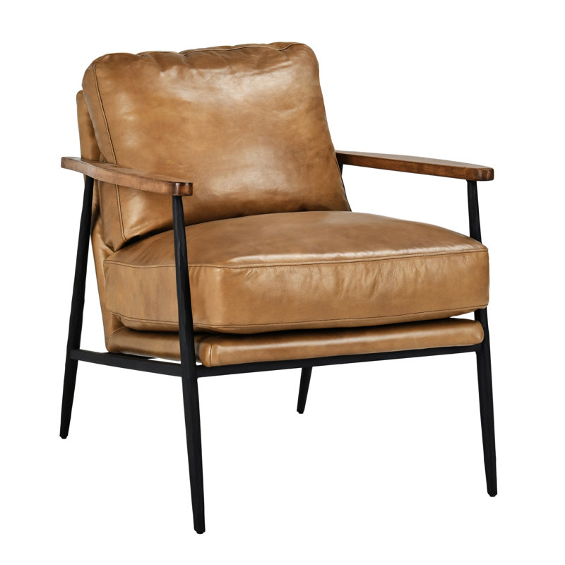 Arnold Armchair, Adobe Tan/Black