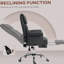Fauteuil de direction, fauteuil de bureau ergonomique en cuir synthétique, fauteuil inclinable et pivotant avec repose-pieds et support lombaire-1011420965
