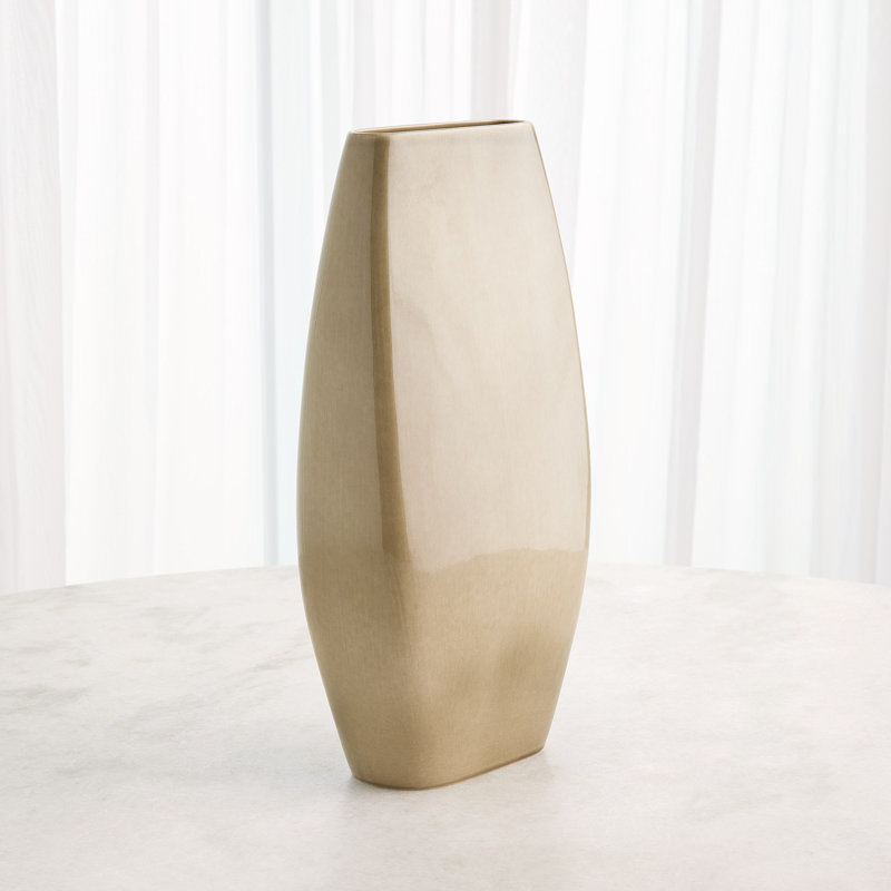 Cicada Vase-Moss-Sm, 20" H x 10" W x 4.75 D