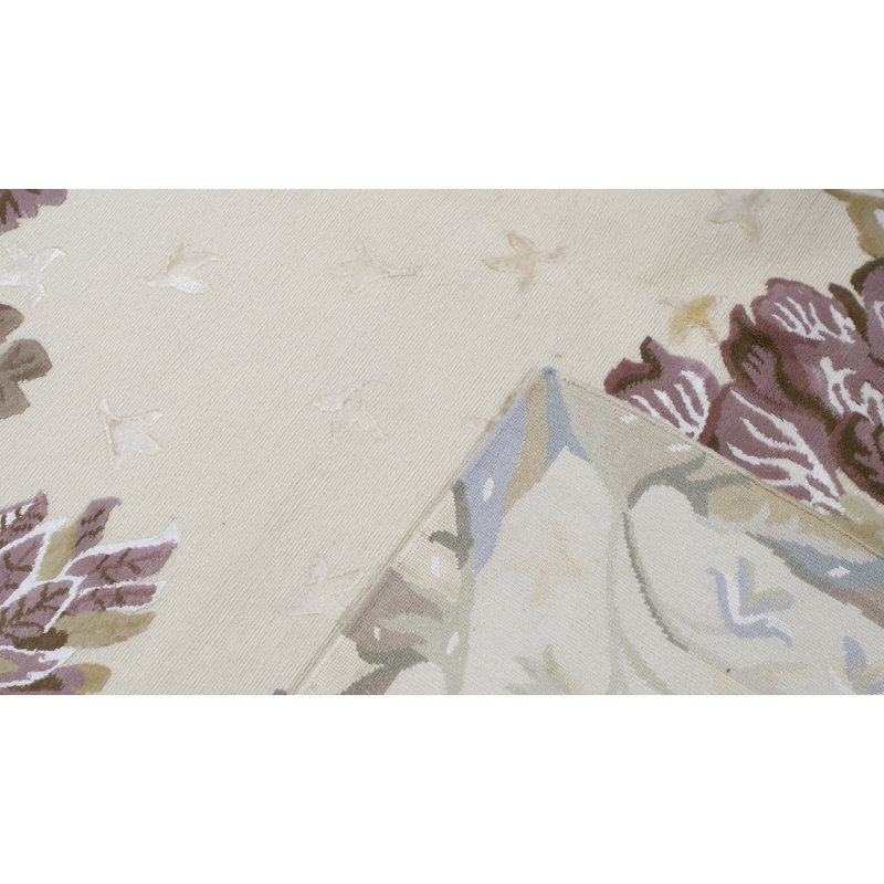 Himalayan Floral Area Rug in Pink/Blue/Brown