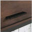 Huche avec porte barrister, finition brune