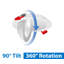 Ensemble de luminaires encastrés sans fil à DEL sélectionnables 4 po DGF43-79155620