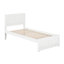 Lit plateforme en bois massif Jeinny avec pied de lit assorti-757682111-757682110