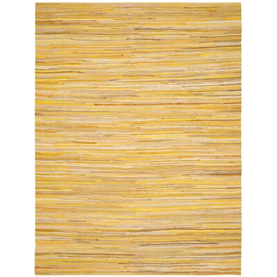 Ebern Designs Caldina Flatweave Cotton Striped Rug & Reviews | Wayfair