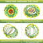 Bebhinn tournesol moulin à vent mandala 3D en acier inoxydable découpé au laser en métal motif à vent suspendu, cadeau de la fête des mères-659855595