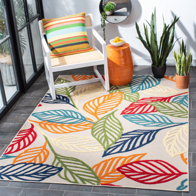 Dellon Performance Floral Indoor/Outdoor Area Rug