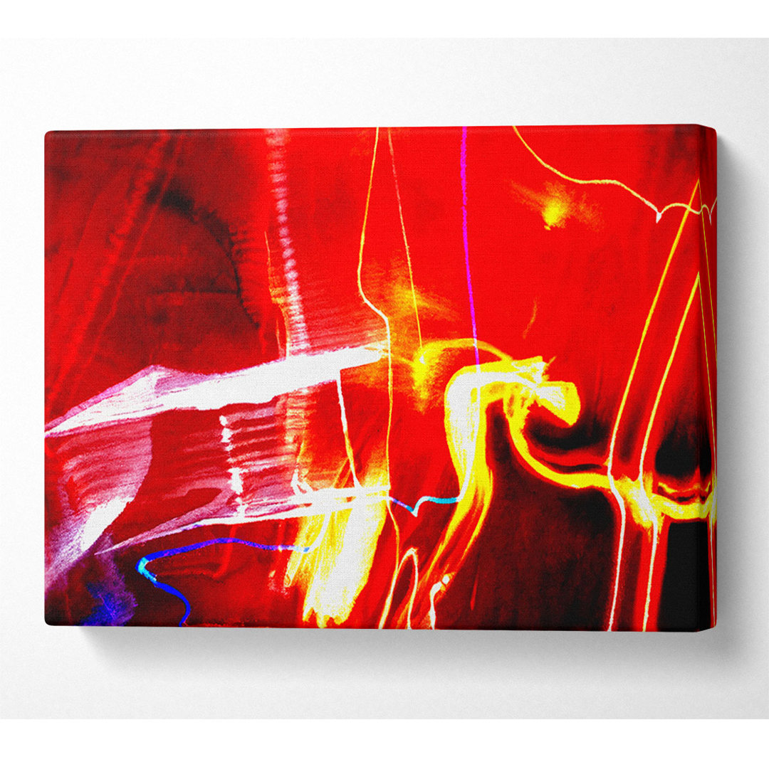 Red Light Flames - Kunstdrucke auf Leinwand