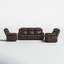 Ensemble de salon inclinable en cuir véritable 3 pièces Arashel-262527787