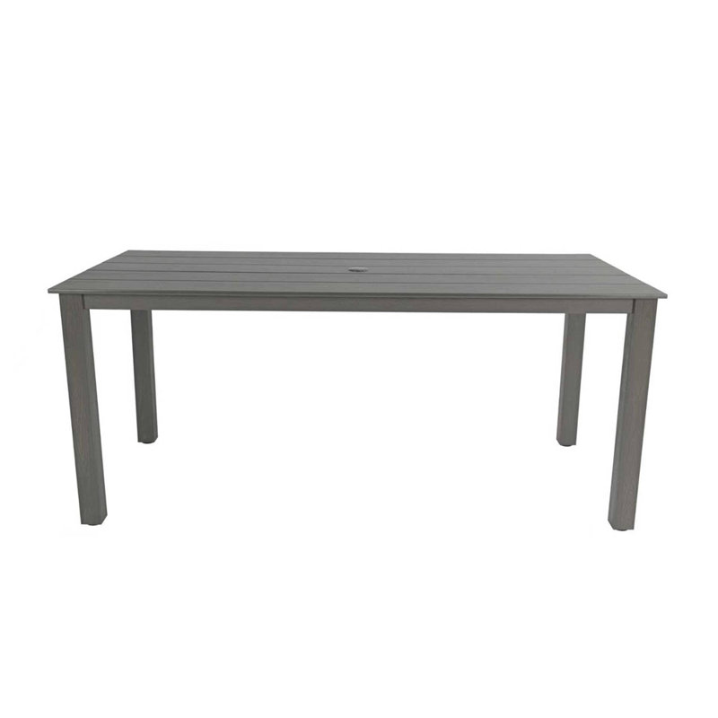 Table de salle à manger simple de 68,9 pouces de haute qualité pour les pique-niques en plein air et les repas décontractés de patio