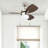 Ocean Breeze 30" 3 Blades LED Ceiling Fan with Light Kit Included-1269915027