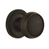 Rope Rosette with Craftsman Door Knob
