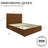 Burke Solid Wood Bed Frame-513752663
