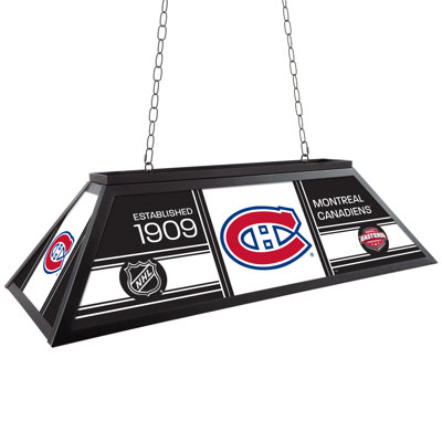 Montreal Canadiens Patch  44-Inch Pool Table Light