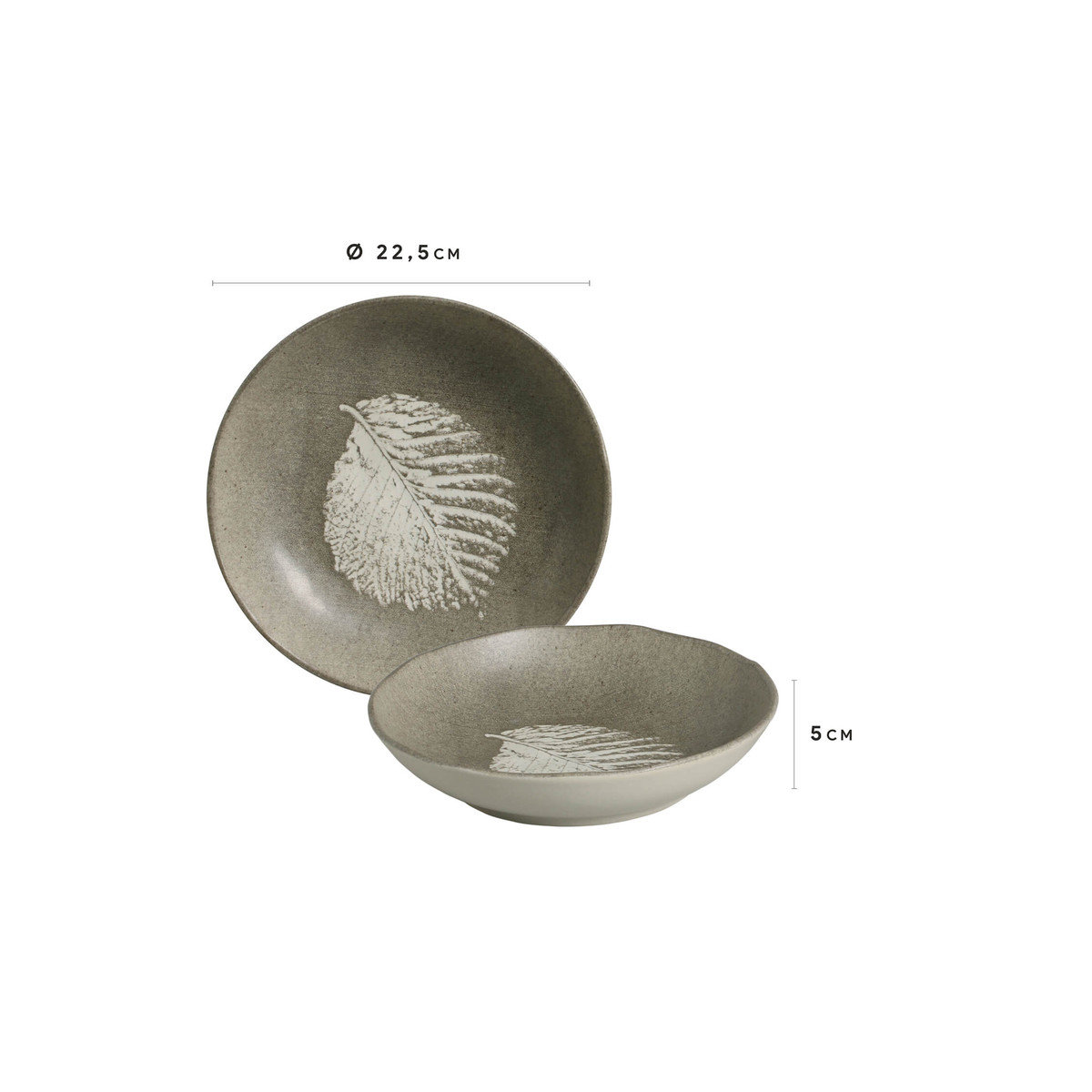 Porto Brasil Bio Stoneware Seiva Salad Bowl - Thumbnail 5