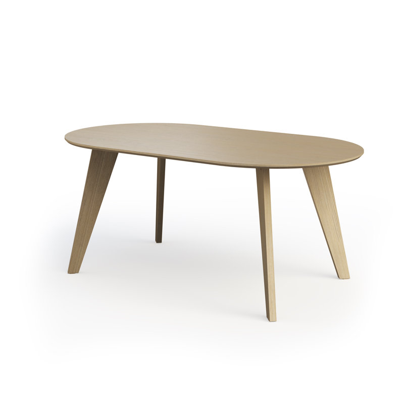 Caspian Oval Dining Table, Light Oak