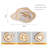 Wood LED Flush Mount-88134414