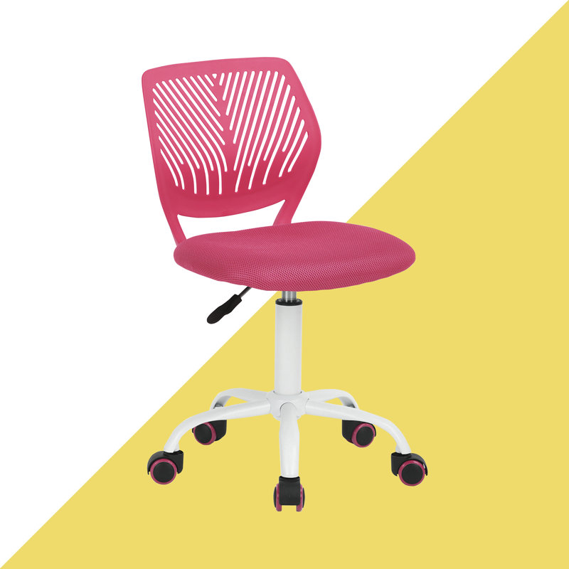 Valerii Mesh Office Chair, Pink, Mesh