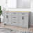 Bathroom Vanity Base Solid Wood 60'' Double Bathroom Vanity Base Only-94710672