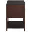 Table d'appoint 2 tiroirs avec tablette Tova