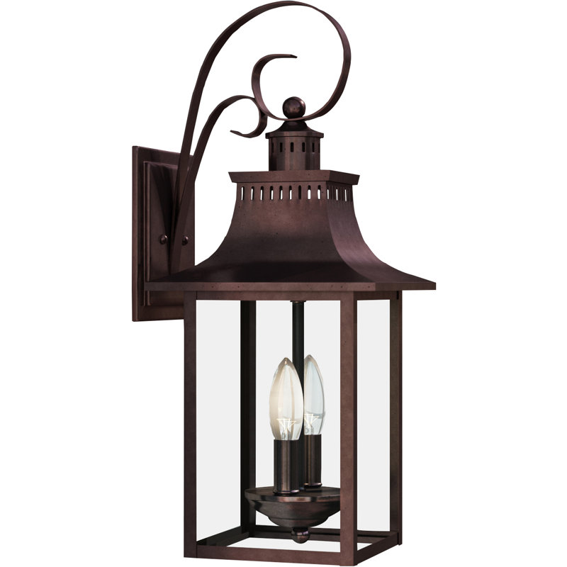 Amarone Steel Wall Light, Copper Bronze
