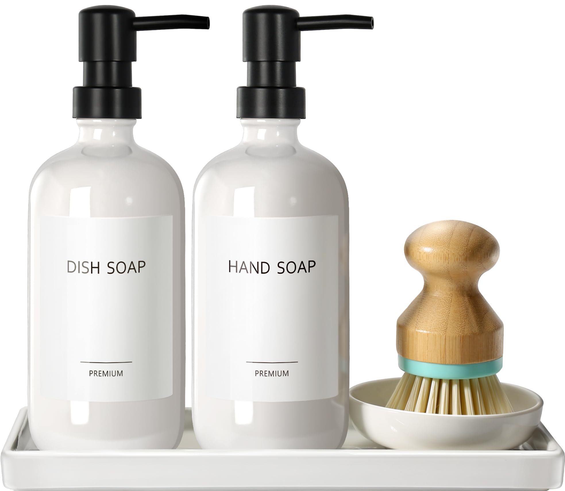 NIERBO Kitchen Soap Dispenser0 17 Fl Oz Kitchen Dish Soap Dispenser Set ...
