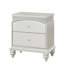 Table de chevet 2 chambres - Finition platine et rangement efficace pour beaucoup