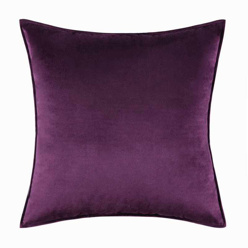 Housse de coussin en velours , Mauve