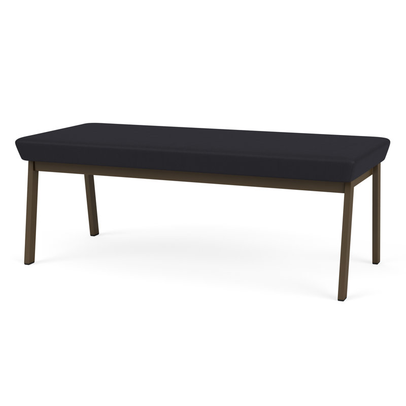 Banc en métal Newport, Noir Patriot Plus - nettoyez le vinyle avec un lin, Bronze