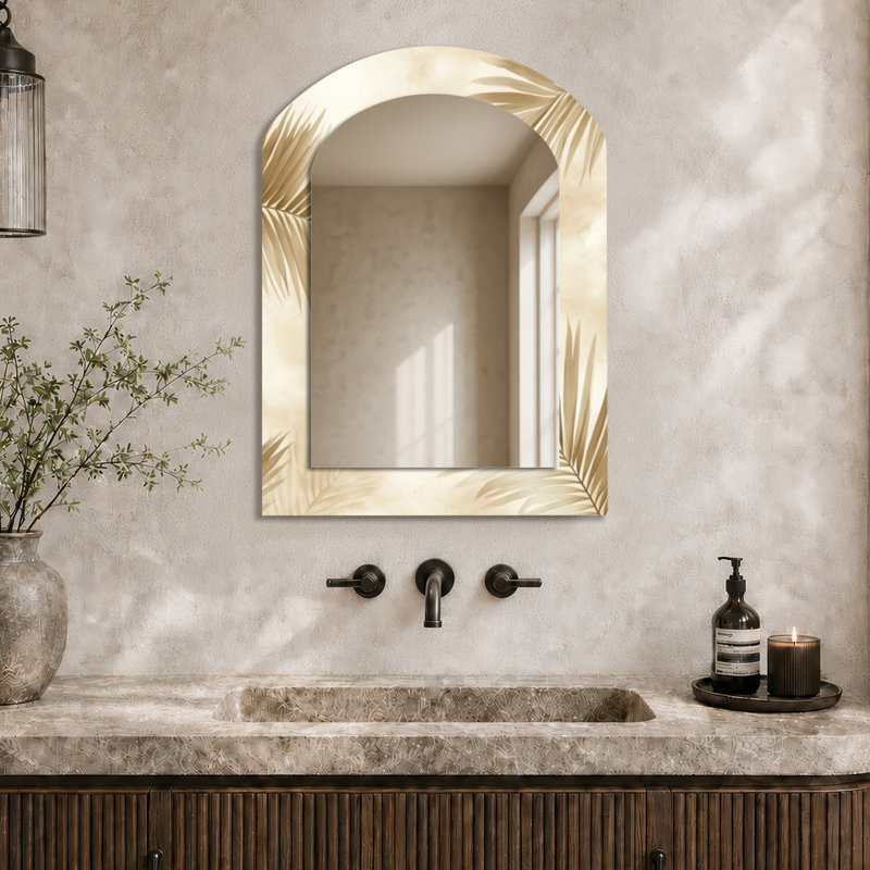 Miroir mural Boho, 34" x 25"