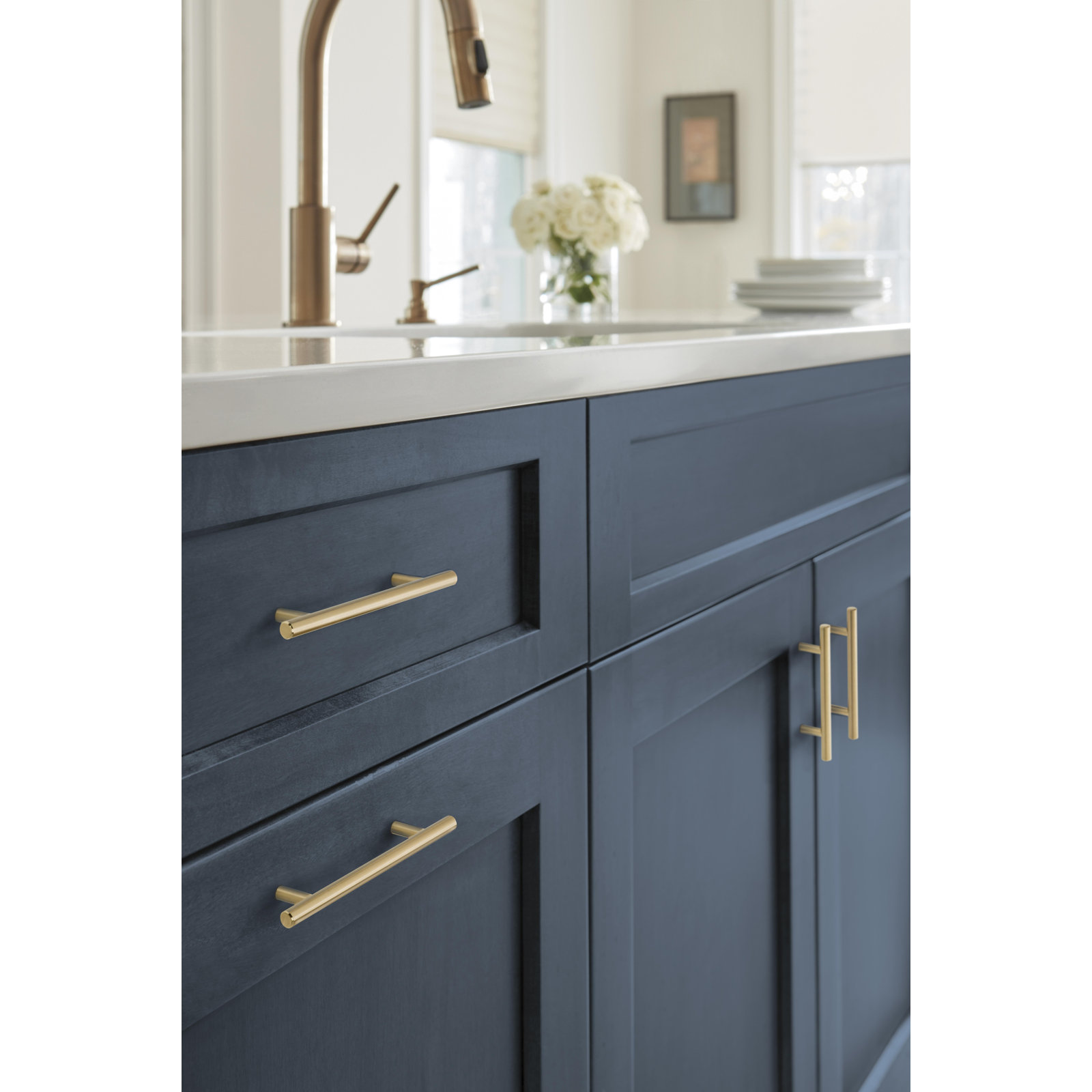 Bar Pulls Cabinet Pull, Champagne Bronze, 5 1/16", 1