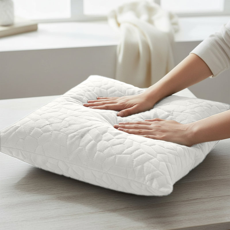 Pebble Cushion Cover-(Pack of 4), White