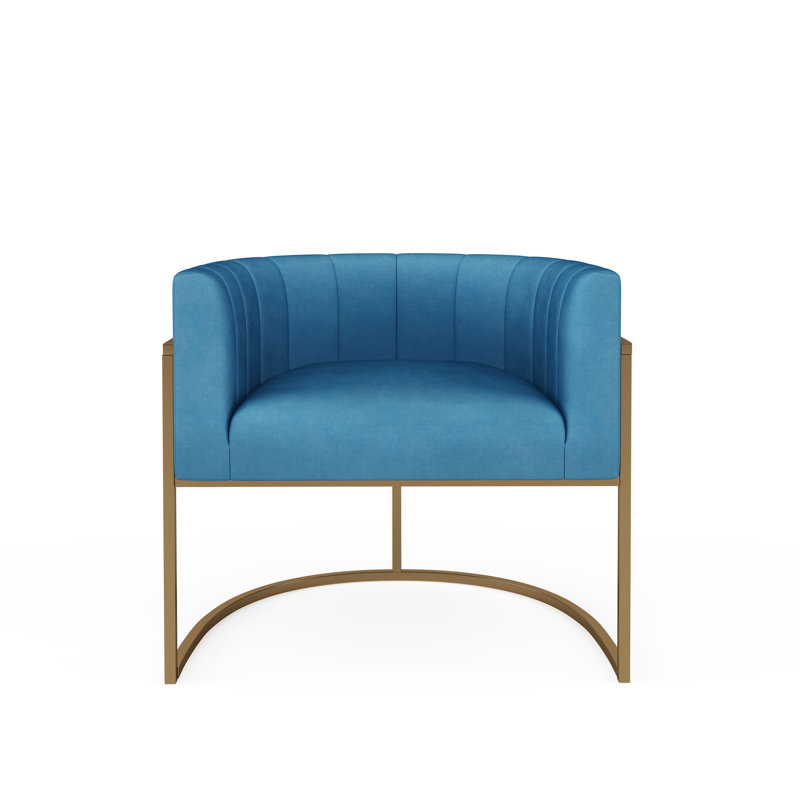 Velvet Barrel Chair