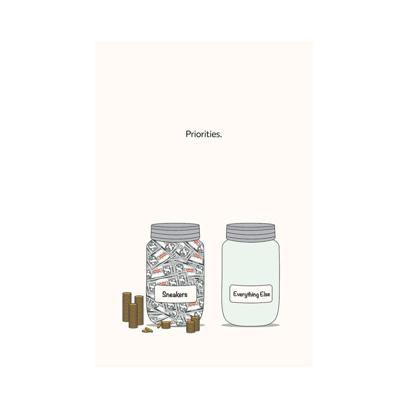Sneaker fonds par - Toile tendue, H 12 po x l 8 po x P 0,75 po