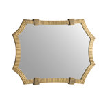 Monty Octagon Brass Mirror