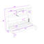 Lit escamotable simple avec station de charge et tiroir-1958910230