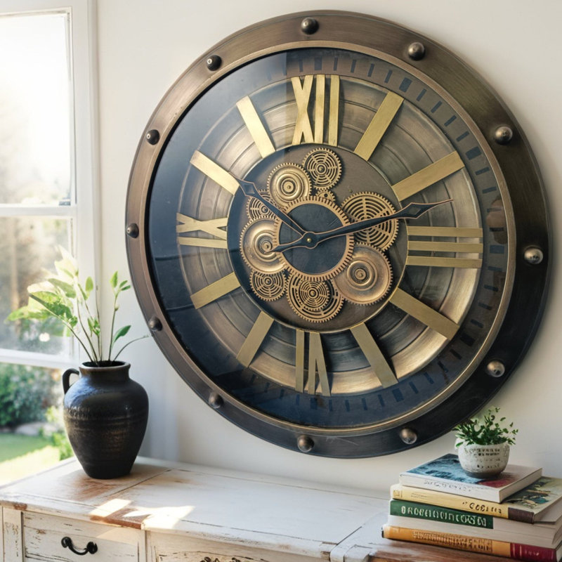 Metal Wall Clock