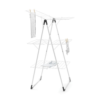 Séchoir à vêtements pliable en tour brabançon