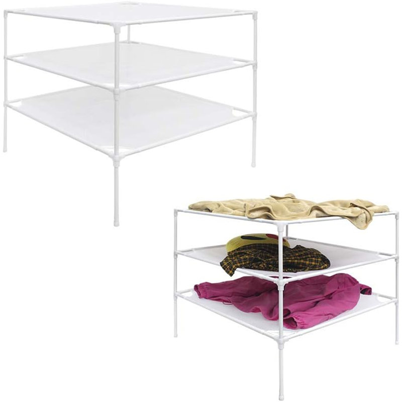 Stackable Mesh Sweater Drying Rack - 6 Layers For Delicates
